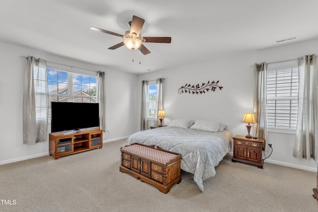 1021 Clove Pine Dr, Knightdale, NC 27545 - bedroom featuring carpet floors and a ceiling fan