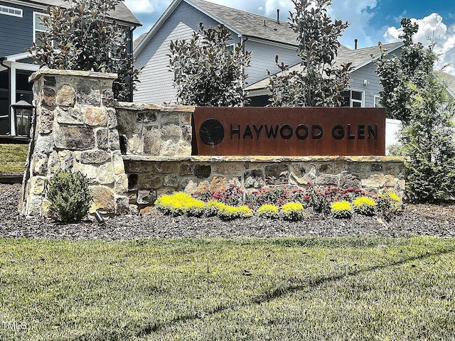 1021 Clove Pine Dr, Knightdale, NC 27545 - community / neighborhood sign with a yard