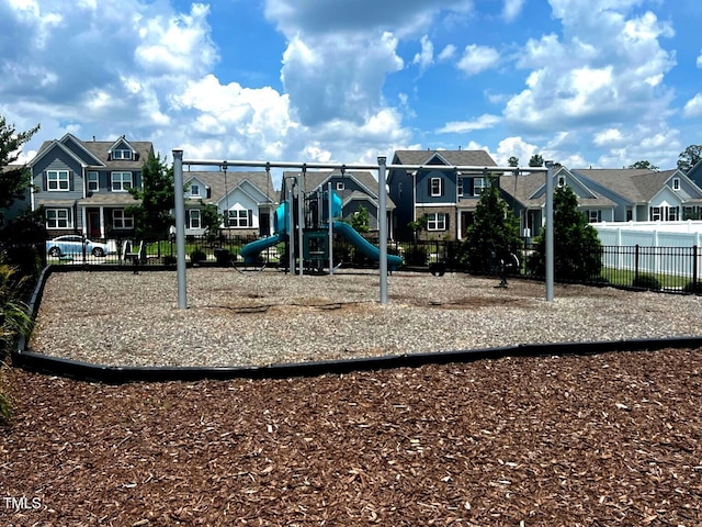 1021 Clove Pine Dr, Knightdale, NC 27545 - community play area featuring a residential view