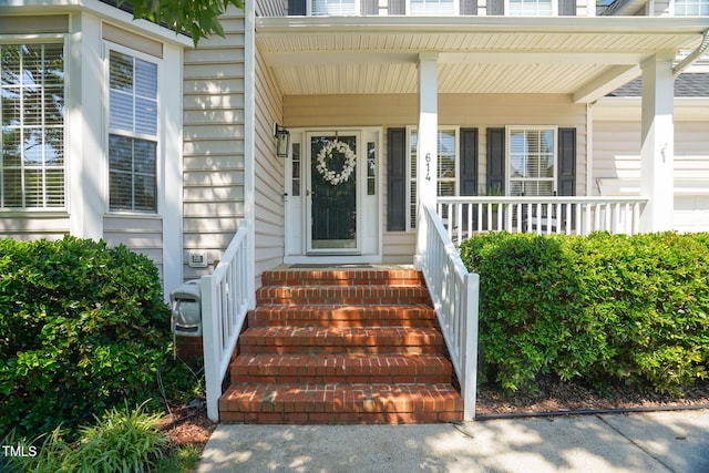 614 Park York Ln, Cary, NC 27519 - view of exterior entry with covered porch