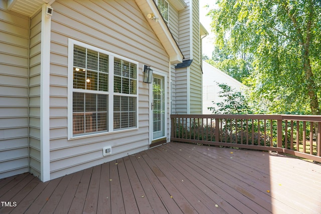 614 Park York Ln, Cary, NC 27519 - view of wooden terrace
