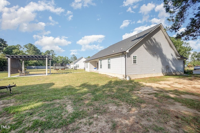 1405 Currituck Ave, Dunn, NC 28334 - view of yard featuring a pergola
