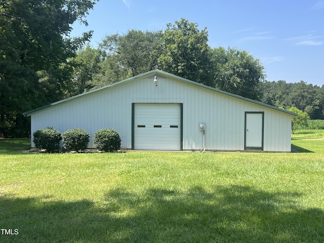 1575 King Mill Rd, Four Oaks, NC 27524 - view of detached garage