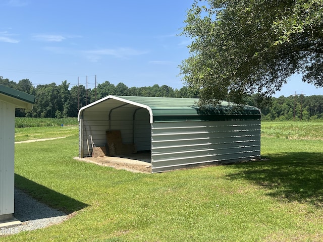1575 King Mill Rd, Four Oaks, NC 27524 - view of outbuilding with a detached carport