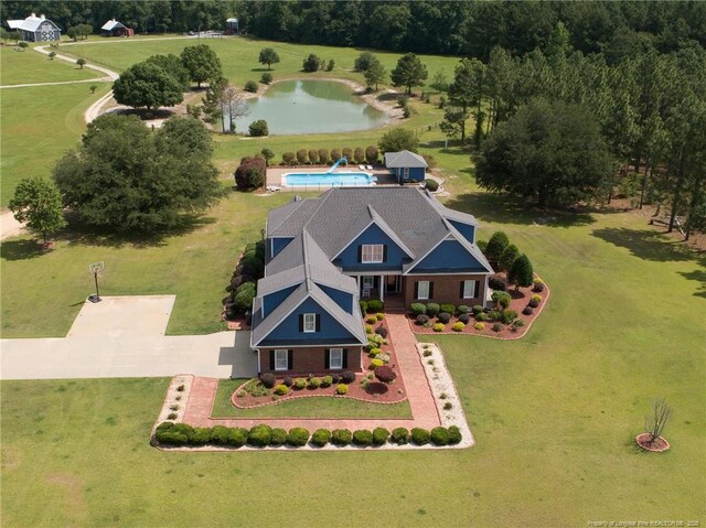 9871 Ramsey St, Linden, NC 28356 - view of subject property with a large body of water
