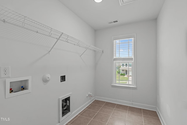 113 Willow View Ln, Apex, NC 27539 - laundry room with gas dryer hookup, electric dryer hookup, hookup for a washing machine, and tile patterned flooring