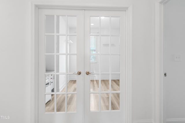 6109 Oak Passage Dr, Raleigh, NC 27603 - detailed view of french doors