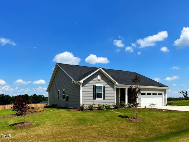 6109 Oak Passage Dr, Raleigh, NC 27603 - ranch-style house featuring driveway and a garage