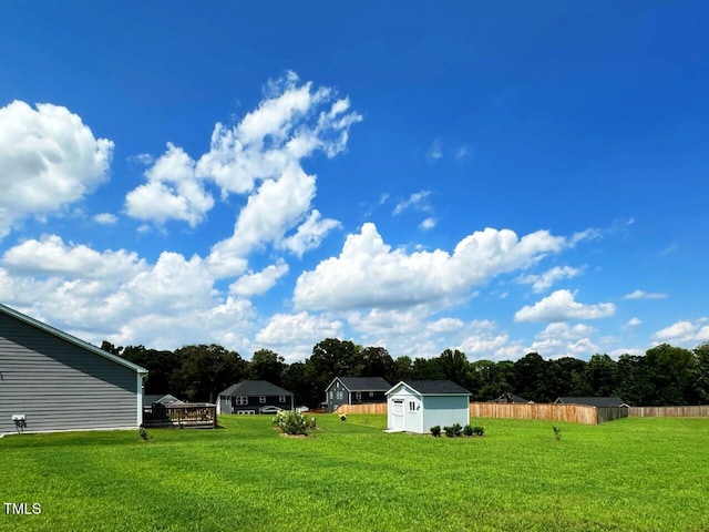 6109 Oak Passage Dr, Raleigh, NC 27603 - view of yard with a shed