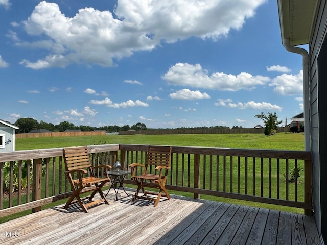 6109 Oak Passage Dr, Raleigh, NC 27603 - wooden terrace featuring a yard
