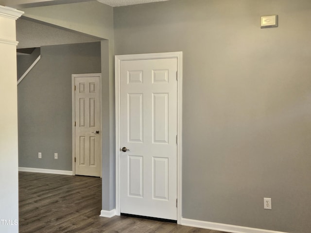 121 Brentfield Loop, Morrisville, NC 27560 - unfurnished room featuring dark wood finished floors and baseboards