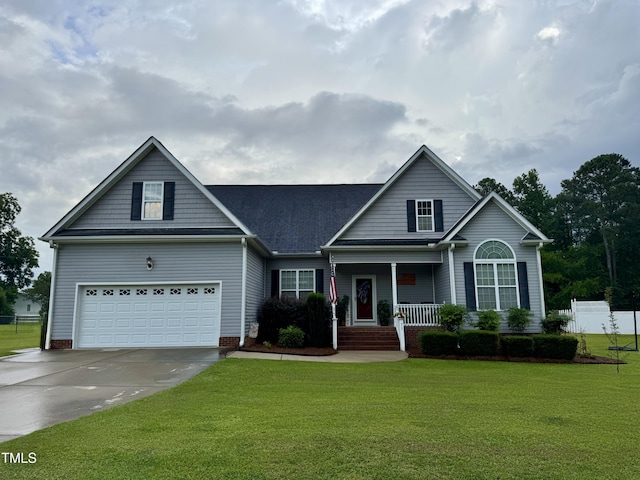 71 Beaver Creek Dr, Dunn, NC 28334 - traditional-style home featuring driveway and covered porch