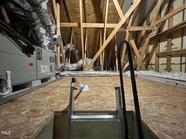 8836 Thornton Garden Ln, Raleigh, NC 27616 - view of unfinished attic