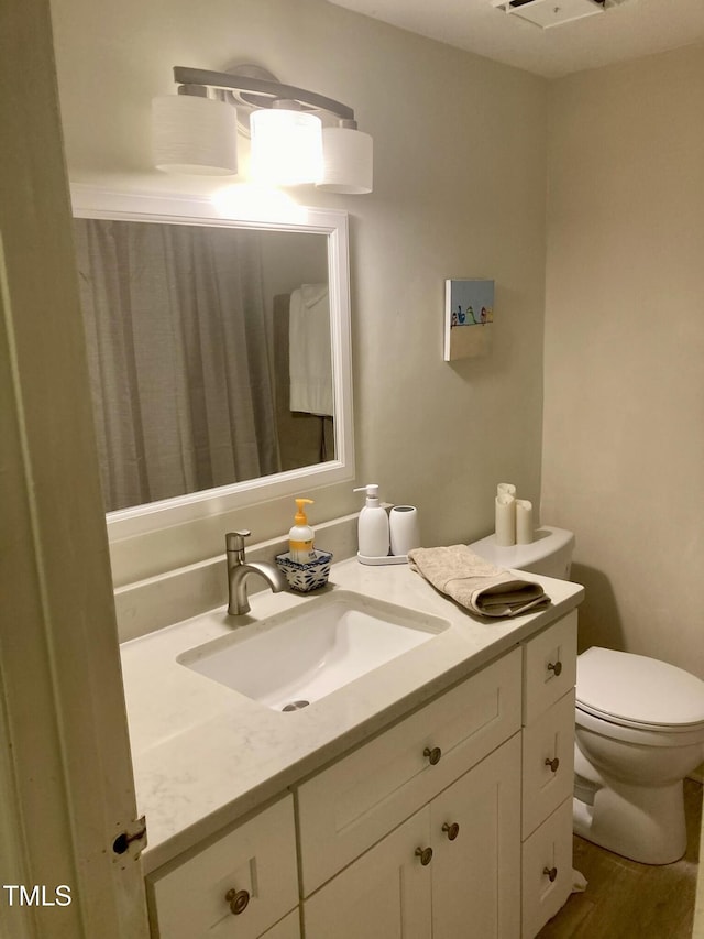 500 Umstead Dr Unit D307, Chapel Hill, NC 27516 - bathroom with vanity and wood finished floors