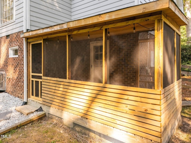 3309 Bearskin Ct, Raleigh, NC 27606 - deck featuring a sunroom