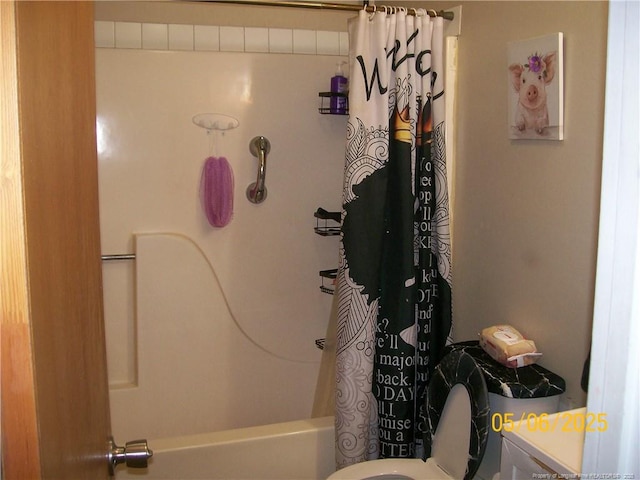 5212 Delco St, Fayetteville, NC 28311 - bathroom with shower / tub combo and vanity