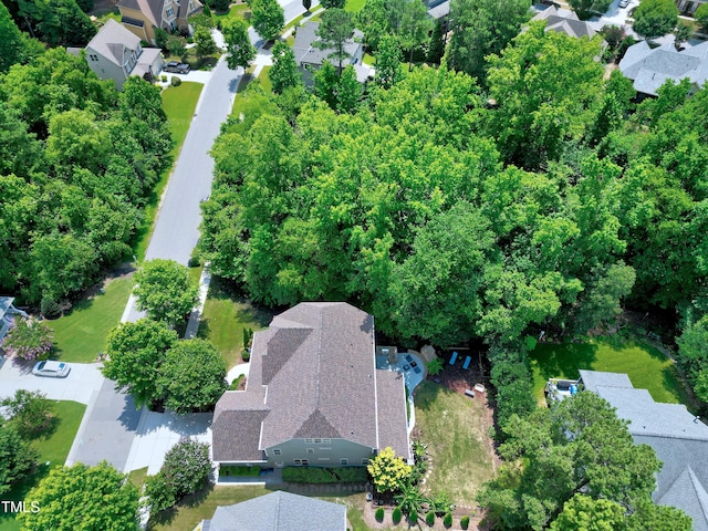 1013 Shasta Daisy Dr, Wake Forest, NC 27587 - aerial overview of property's location featuring nearby suburban area