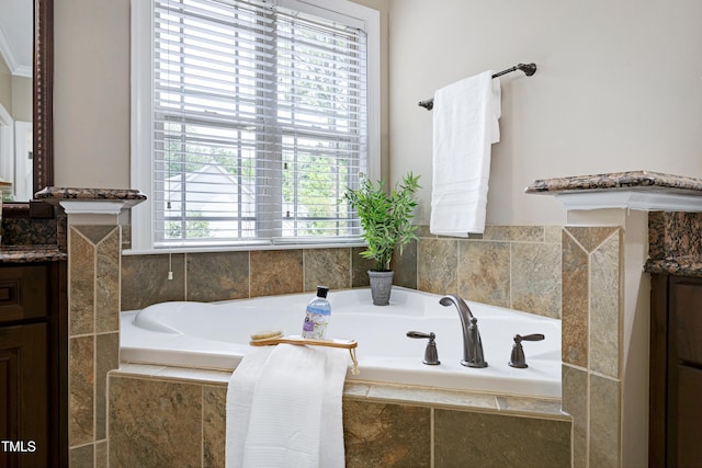 1013 Shasta Daisy Dr, Wake Forest, NC 27587 - bathroom with vanity and a bath