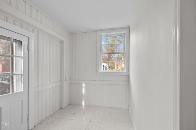221 Whitfield St, Enfield, NC 27823 - unfurnished room with light marble finish flooring
