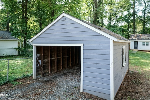 415 W Carver St, Durham, NC 27704 - view of detached garage