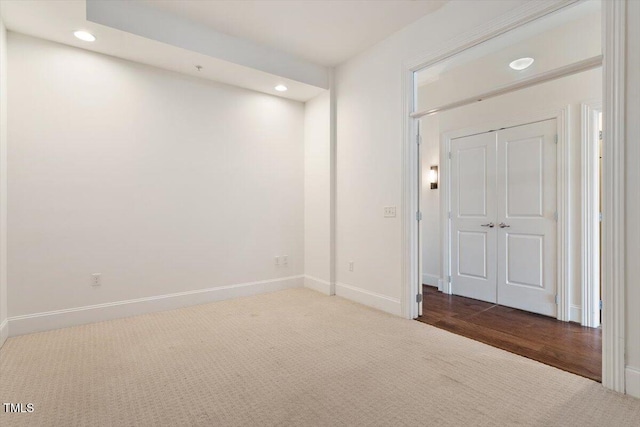 400 W N St Unit 732, Raleigh, NC 27603 - carpeted empty room with recessed lighting