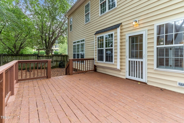8508 Parlange Woods Ln, Wake Forest, NC 27587 - view of wooden deck