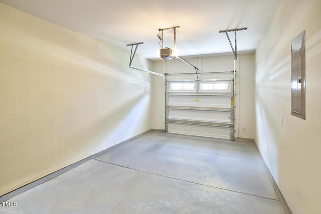 21 Intuition Cir, Durham, NC 27705 - garage with a garage door opener and electric panel