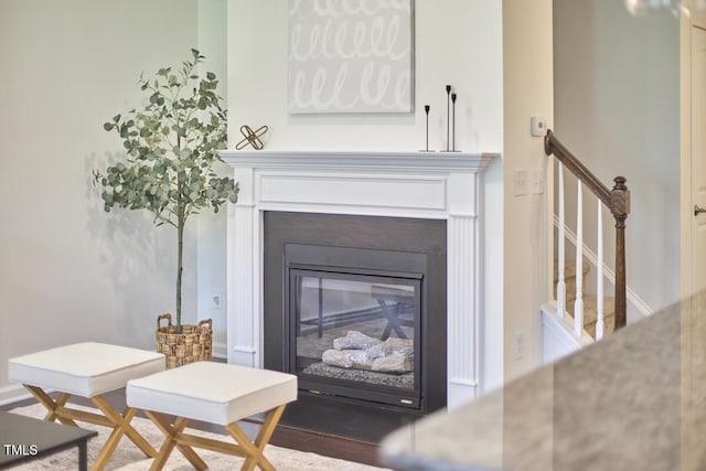 21 Intuition Cir, Durham, NC 27705 - detailed view of a glass covered fireplace