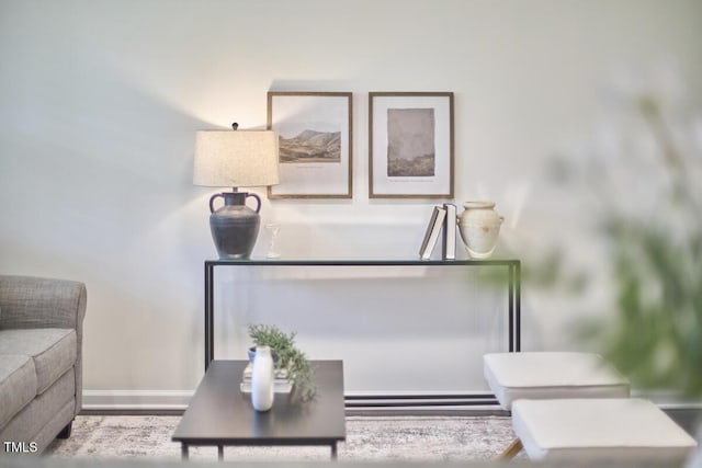21 Intuition Cir, Durham, NC 27705 - living area with baseboards