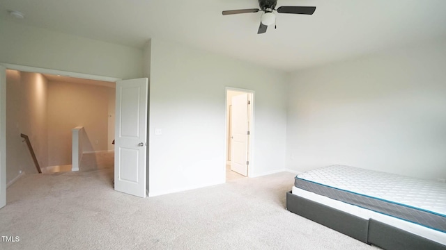 103 Liam St Unit 108, Clayton, NC 27520 - bedroom with light carpet and a ceiling fan