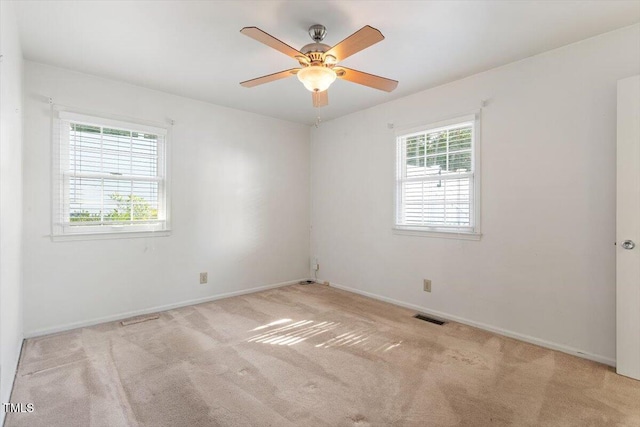 821 Northclift Dr, Raleigh, NC 27609 - empty room with carpet floors and a ceiling fan