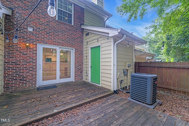 2233 Alpine Rd, Durham, NC 27707 - view of wooden deck