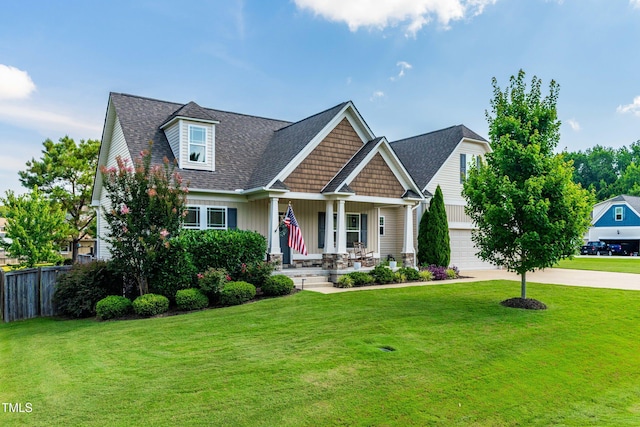 20 Kola Nut, Smithfield, NC 27577 - craftsman-style house featuring a porch, a garage, concrete driveway, board and batten siding, and roof with shingles