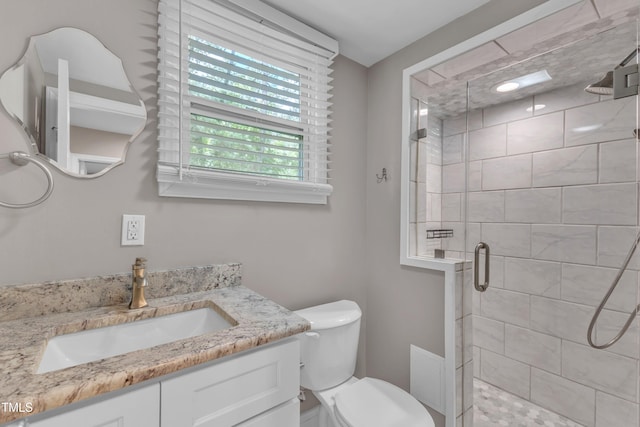 1316 Foxrun Dr, Raleigh, NC 27610 - bathroom featuring vanity and a shower stall