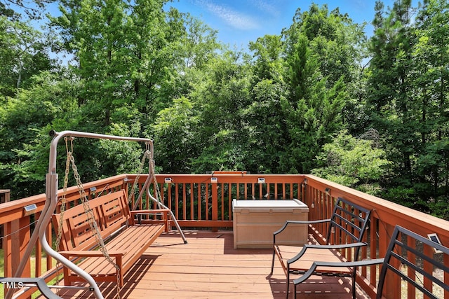 651 Berry Chase Way, Cary, NC 27519 - view of wooden terrace