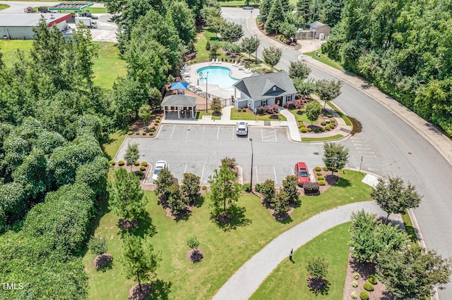 4611 Lazy Hollow Dr, Knightdale, NC 27545 - bird's eye view of a pool