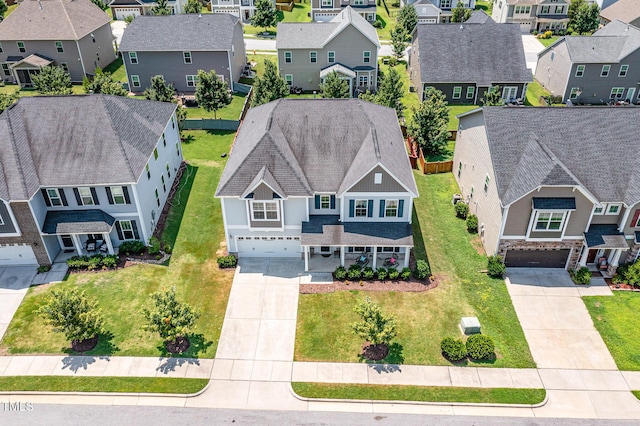 4611 Lazy Hollow Dr, Knightdale, NC 27545 - aerial perspective of suburban area