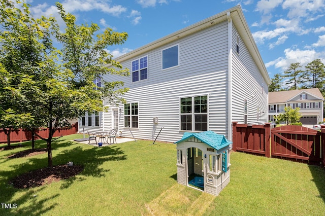 4611 Lazy Hollow Dr, Knightdale, NC 27545 - rear view of property with a patio