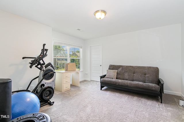 4611 Lazy Hollow Dr, Knightdale, NC 27545 - workout area with light colored carpet