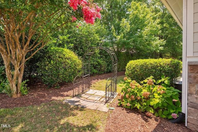 501 Tranquil Sound Dr, Cary, NC 27519 - view of yard featuring a gate