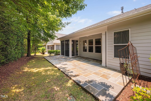 501 Tranquil Sound Dr, Cary, NC 27519 - view of yard with a patio