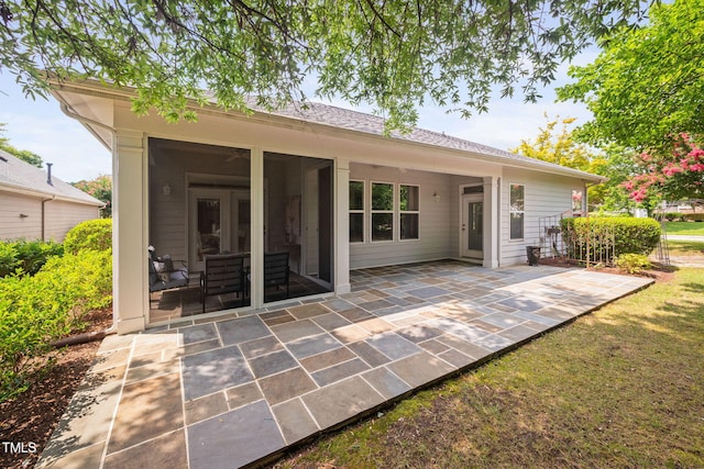 501 Tranquil Sound Dr, Cary, NC 27519 - rear view of house featuring a patio