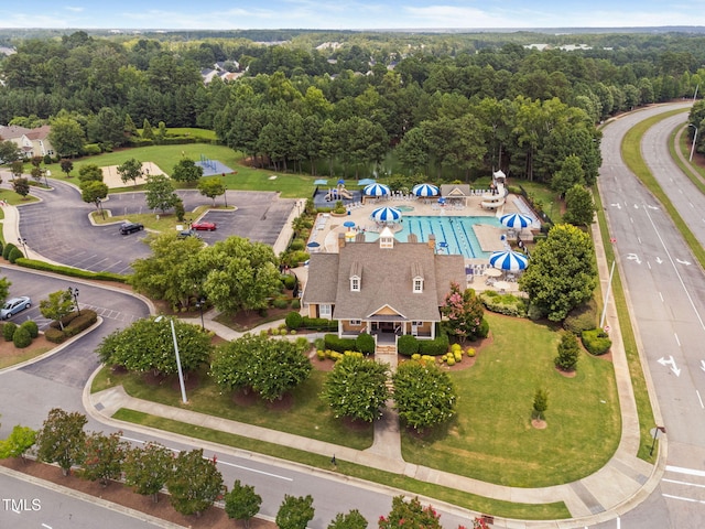 501 Tranquil Sound Dr, Cary, NC 27519 - drone / aerial view