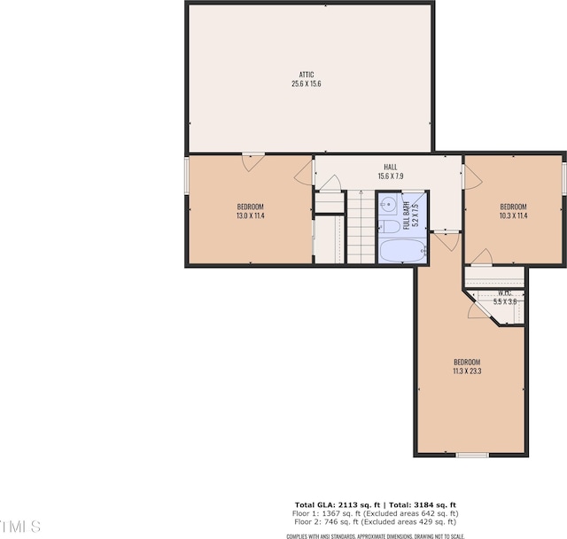 5513 Enoree Ln, Raleigh, NC 27616 - view of home floor plan