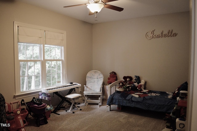114 Bridle Path, Pittsboro, NC 27312 - bedroom featuring carpet flooring and ceiling fan
