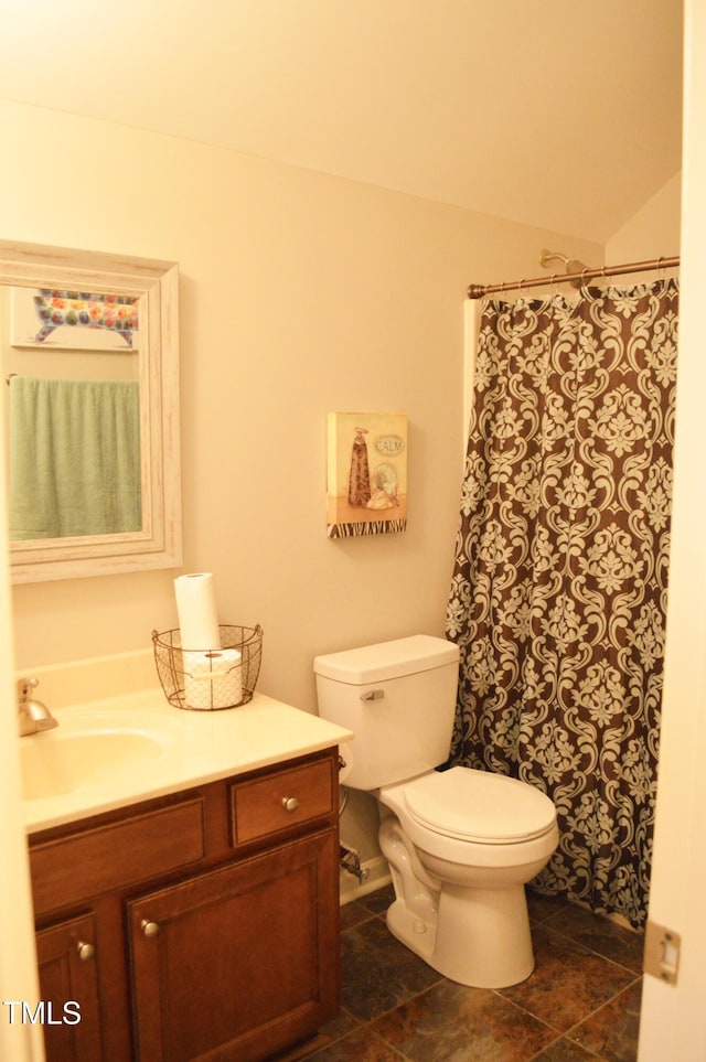 114 Bridle Path, Pittsboro, NC 27312 - bathroom with vanity and curtained shower