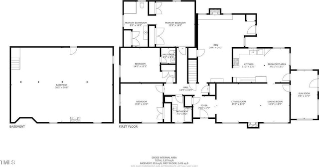 10781 US-158, Reidsville, NC 27320 - view of floor plan / room layout