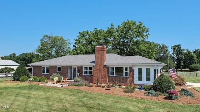 10781 US-158, Reidsville, NC 27320 - single story home featuring a chimney and brick siding
