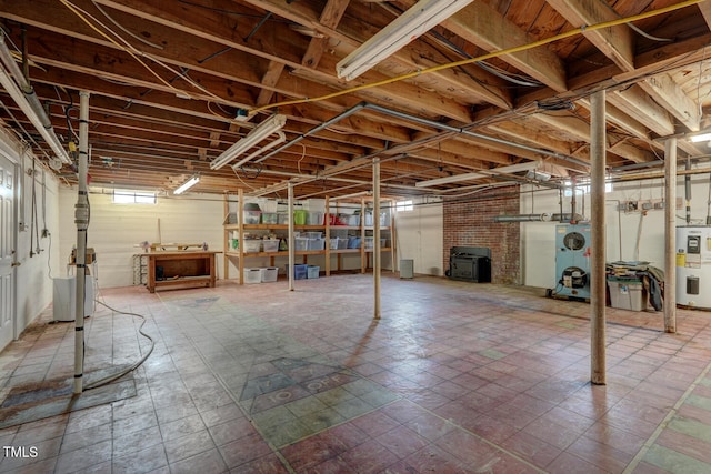 10781 US-158, Reidsville, NC 27320 - basement with electric water heater