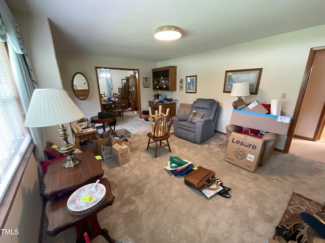 5924 Woodcrest Dr, Raleigh, NC 27603 - view of carpeted living room